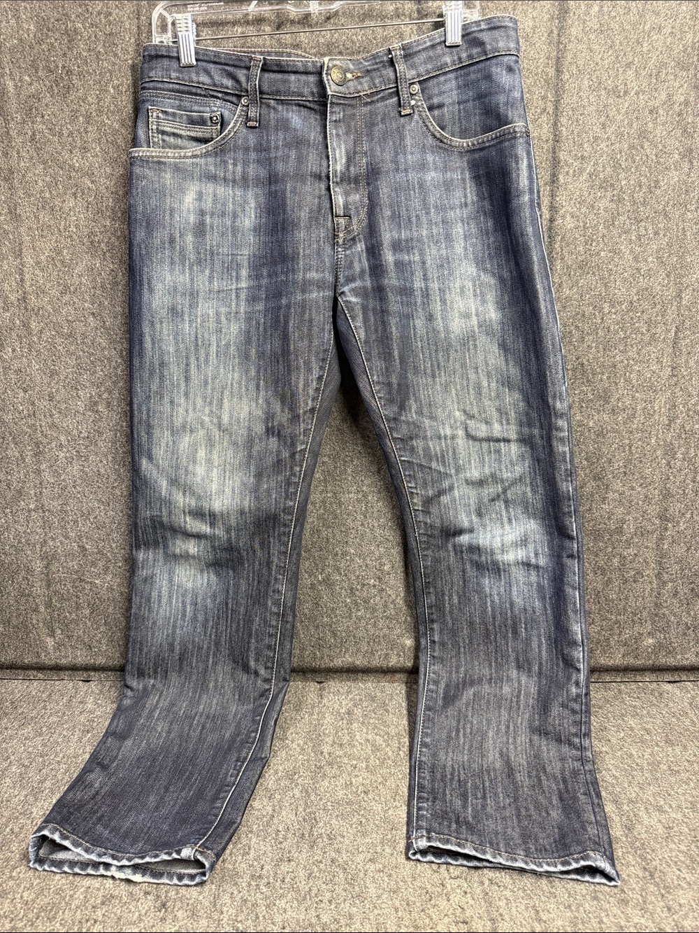 Mavi Men's Faded Blue Bootcut Jeans 33x30